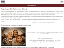 Tablet Screenshot of bioreformhaus.ch